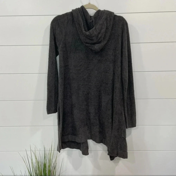 Barefoot Dreams CozyChic Lite Hooded Cardigan Medium - Picture 6 of 11